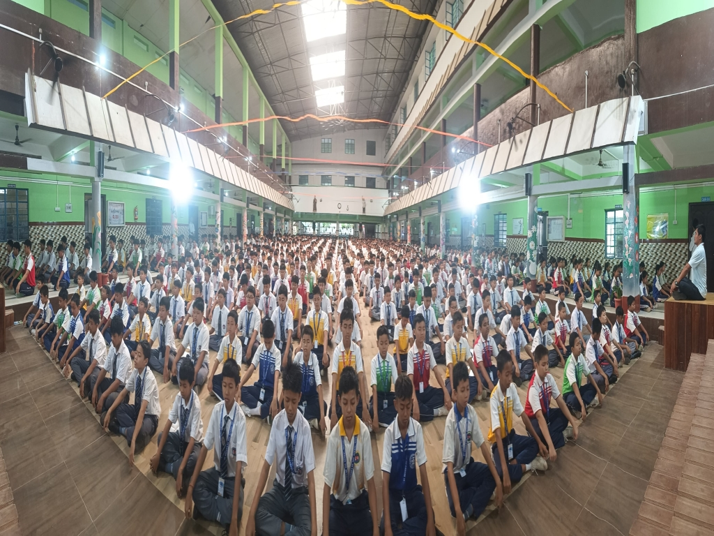 INTERNATIONAL YOGA DAY AT ST. XAVIERS SCHOOL
