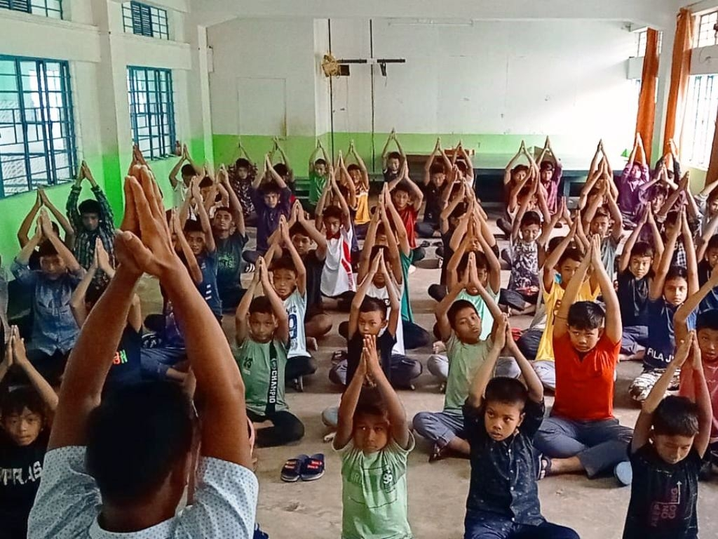 International yoga day celebration 2022