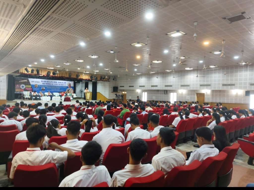 ST. XAVIERS STUDENTS ATTEND LECTURE 3 ON MAHARAJA BIR BIKRAM